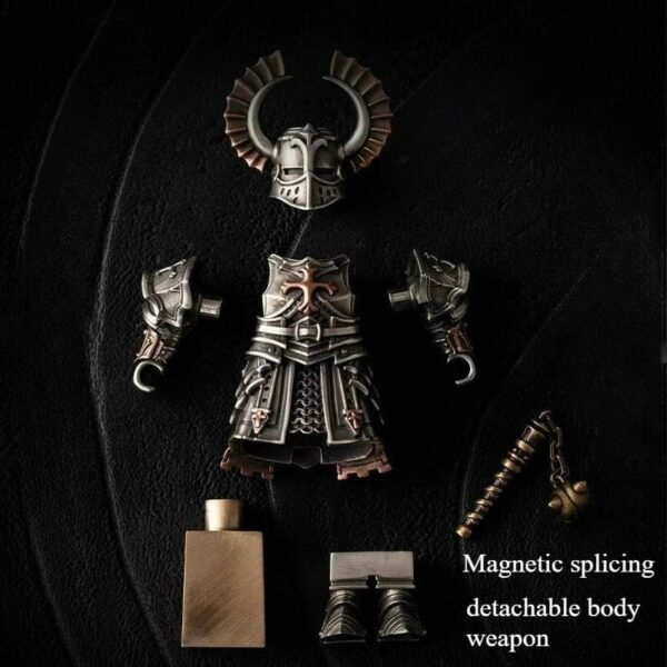 HANDCRAFTED CRUSADER AND CRIMSON TEMPLAR STATUE - Image 4