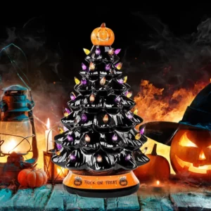 Halloween Colored lights Christmas Tree