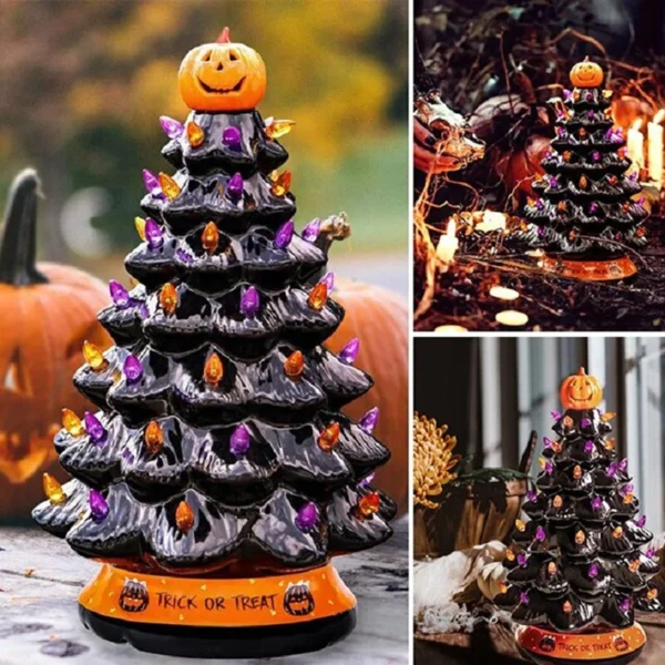 Halloween Colored lights Christmas Tree - Image 3