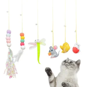Hanging Bouncing Cats Toy- 3PCS [RandomModel]