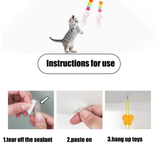Hanging Bouncing Cats Toy- 3PCS [RandomModel] - Image 5