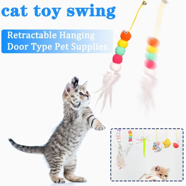 Hanging Bouncing Cats Toy- 3PCS [RandomModel] - Image 7
