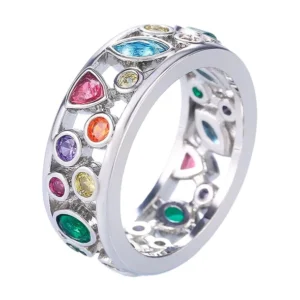 HeathCryt Crystal-Quartz IONIX Ring