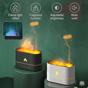 HumidiFire Aromatherapy Flam Ultrasonic Diffuser
