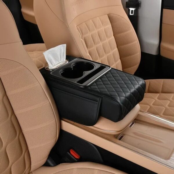 Integrated Pressurized Multifunctional Car Armrest Heightening Pad - Image 4