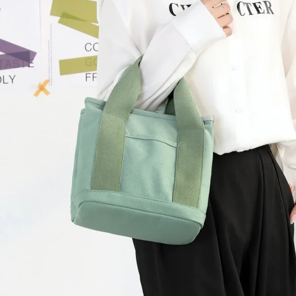 Japanese Large Capacity Multi-Pocket Handbag - Image 3