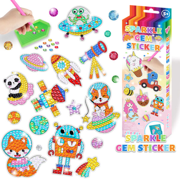 Kids DIY Diamond Painting Stickers Kits - Image 9