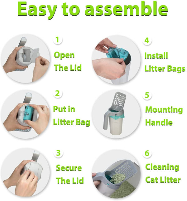 Kitty Litter Scoop Self-cleaning - Image 2