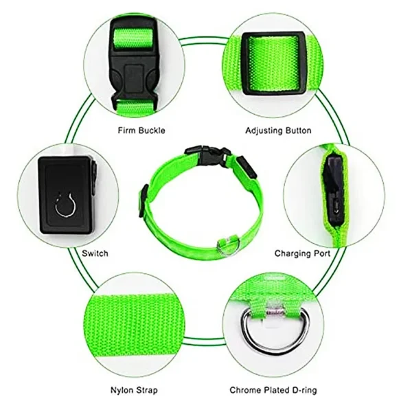 LED Flashing Dog Collar - Image 5