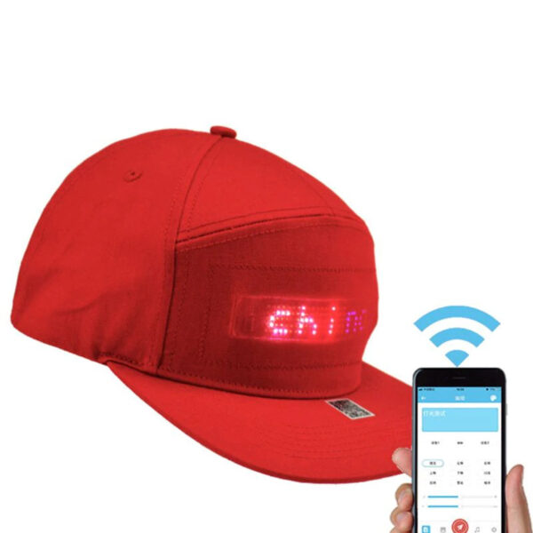 LED Mobile Phone APP Controlled Baseball Hat - Image 4
