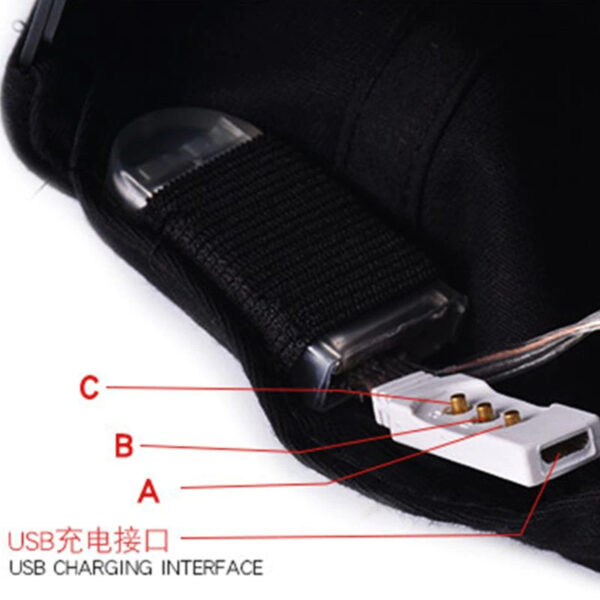 LED Mobile Phone APP Controlled Baseball Hat - Image 6