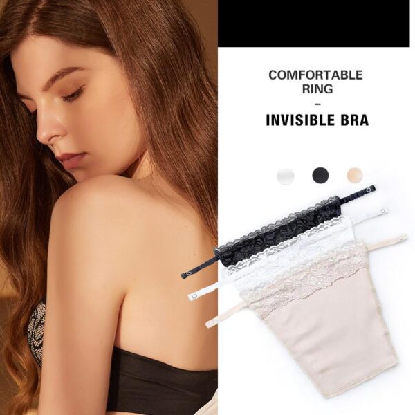 Lace Privacy Invisible Bra-3PCS - Image 4