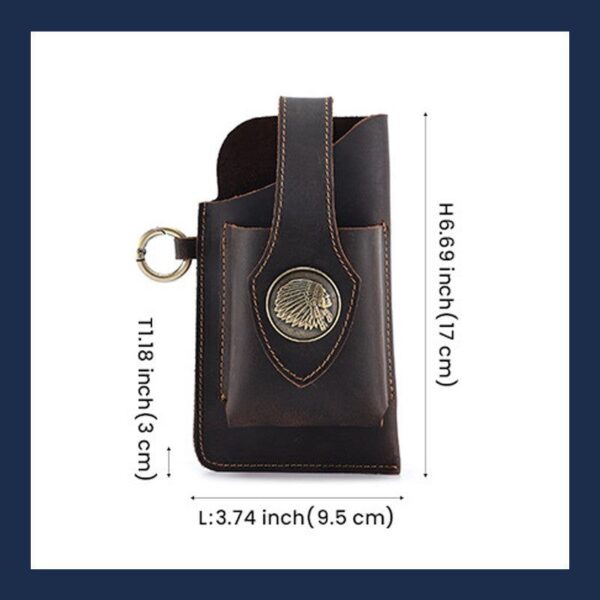 Leather Mobile Phone Bag - Image 3