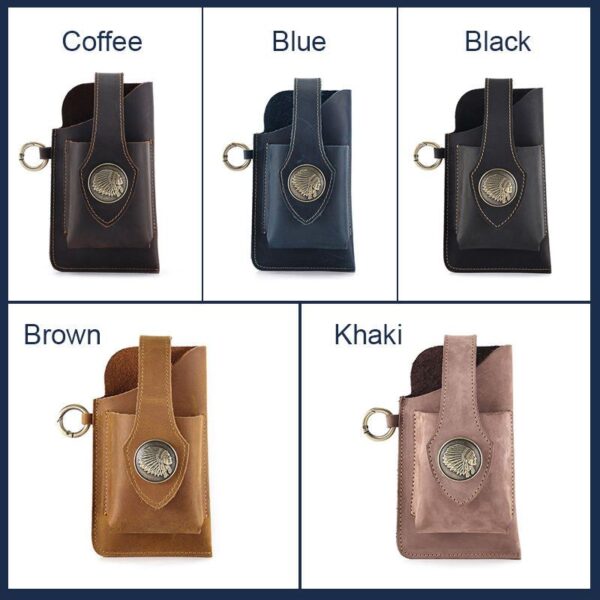 Leather Mobile Phone Bag - Image 4