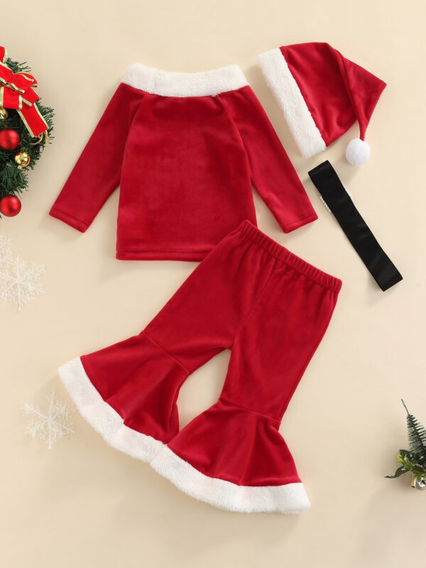 Little Girl Christmas Theme Holiday Bell Set - Image 4