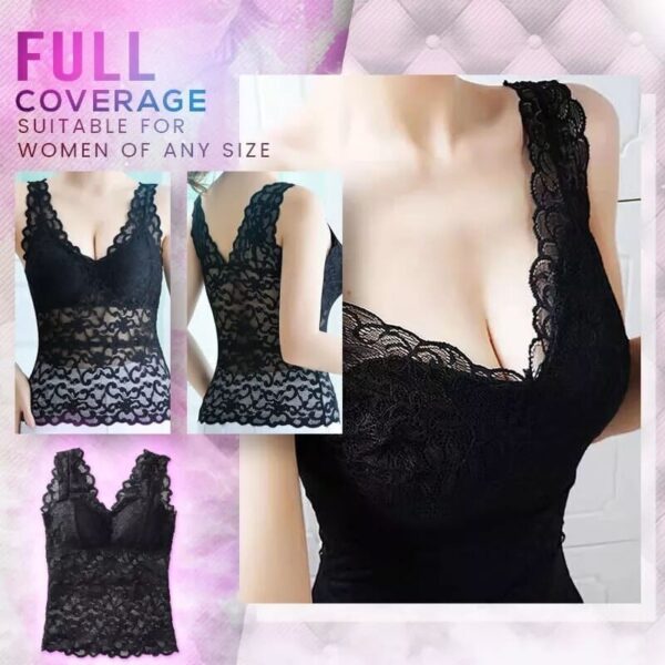 Long Lace Beauty Back Undershirt - Image 2