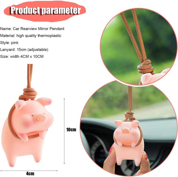 Lucky Piglet Car Pendant - Image 3