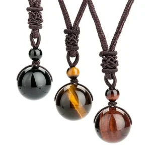 Lymphvity Obsidian Necklace
