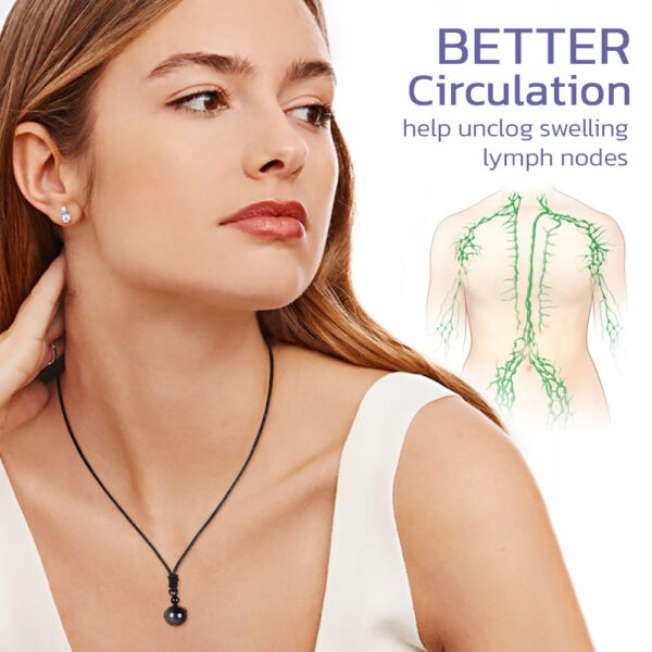 Lymphvity Obsidian Necklace - Image 2