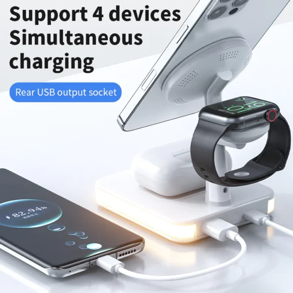 MAGNETIC WIRELESS CHARGER STAND DOCK - Image 5