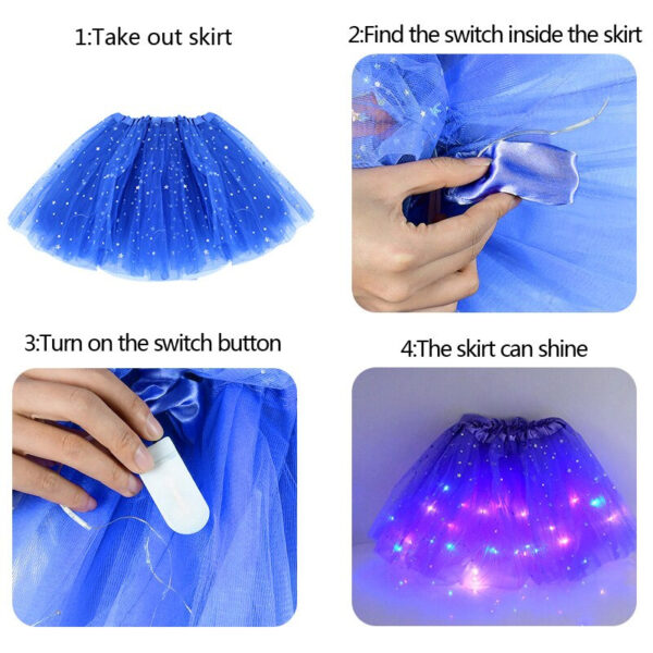 Magical & Luminous LED Princess Tutu Skirt - Image 6