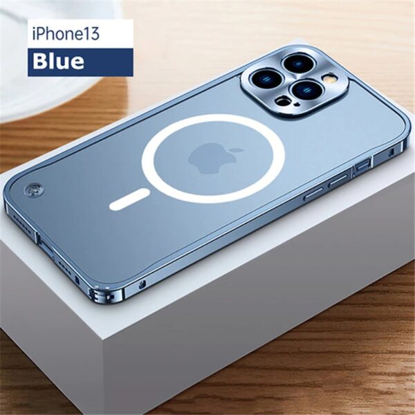 Magnetic Charging Aluminium Case Cover for iPhone - Image 5