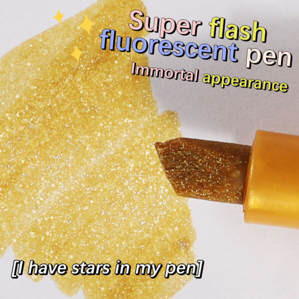 Metallic Galaxy Highlighter Pen - Image 2