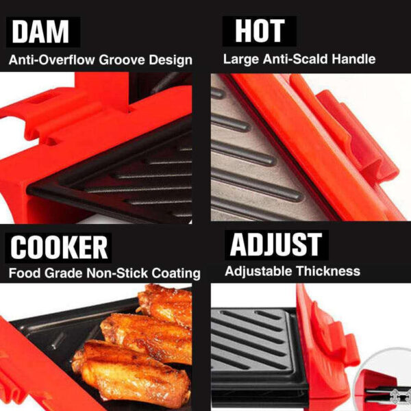 Microwave Non-Stick Long Grill - Image 2