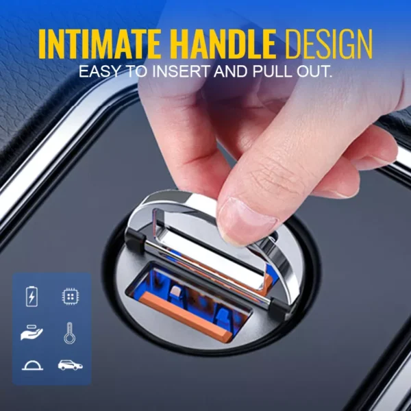 Mini Stealth USB/USB-C Car Quick Charger - Image 5