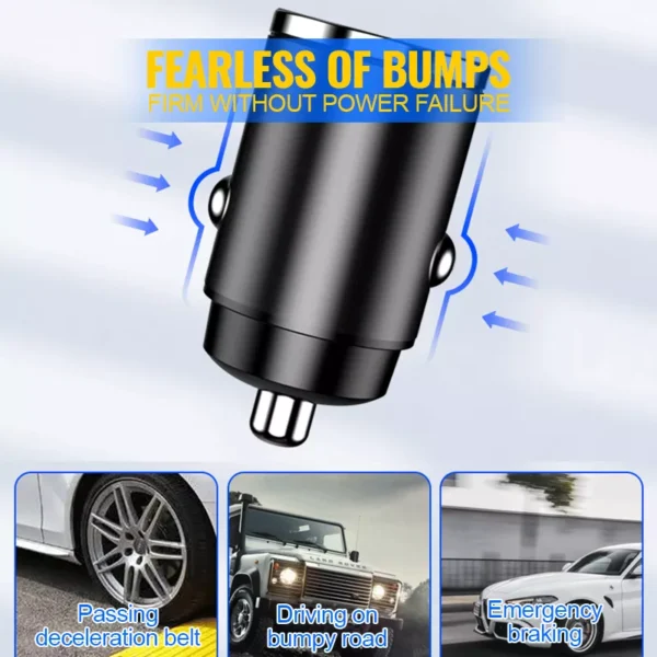 Mini Stealth USB/USB-C Car Quick Charger - Image 6
