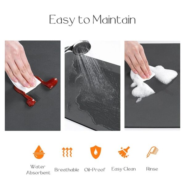 Multi-Purpose Super Absorbent Kitchen Counter Drying Mat - Image 3