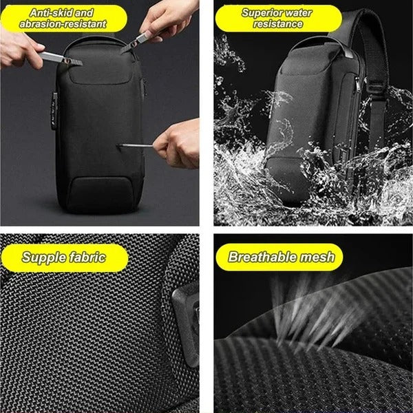 Multifunction Anti-theft USB Shoulder Bag - Image 6