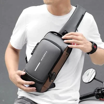 Multifunction Anti-theft USB Shoulder Bag - Image 7