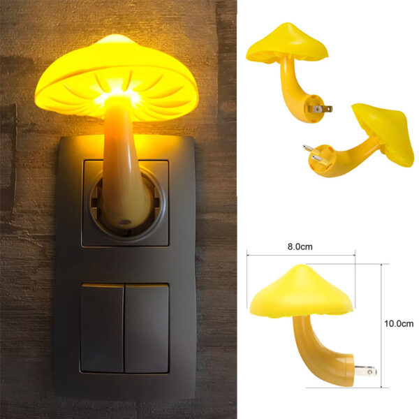 Mushroom Wall Socket LED Light - Image 2