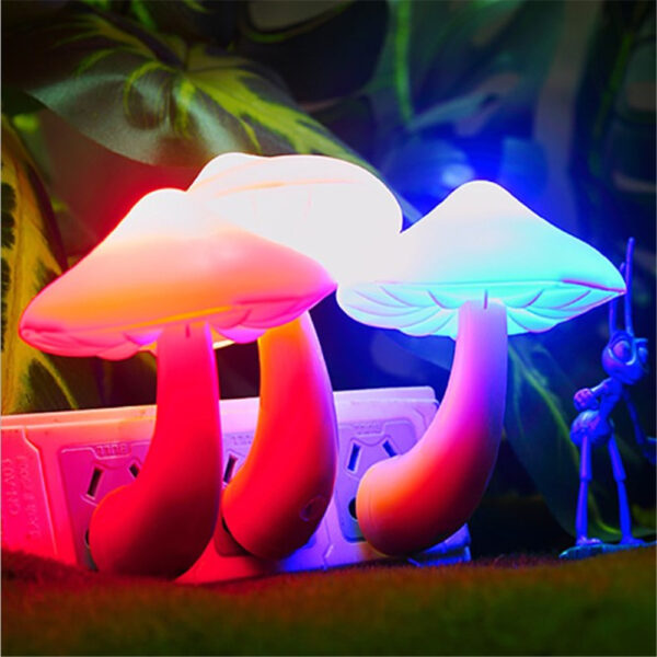 Mushroom Wall Socket LED Light - Image 4