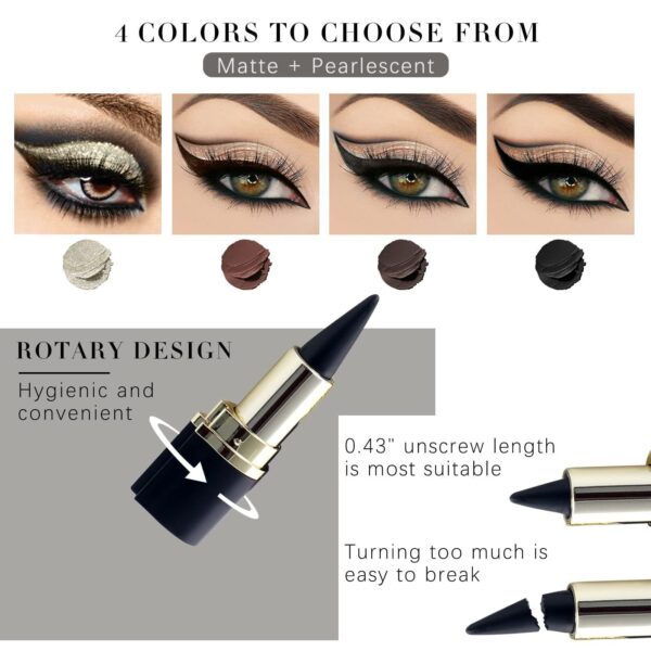 Natural Matte Waterproof Long-lasting Quick-Dry Eyeliner Pen - Image 4