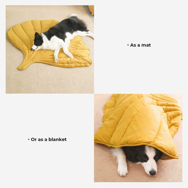 Pets and Kids Leaf Shape Washable Warm Floor Kennel Pad - Image 5