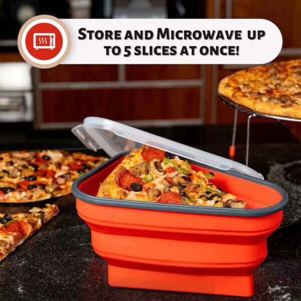Pizza Pack - Collapsible Silisone Container For Pizza - Image 4