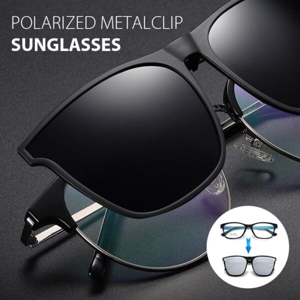 Polarized Clip-on Flip Up Sunglasses - Image 3