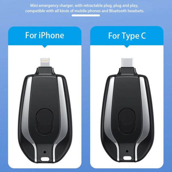 Portable Mini Keychain Power Bank - Image 5