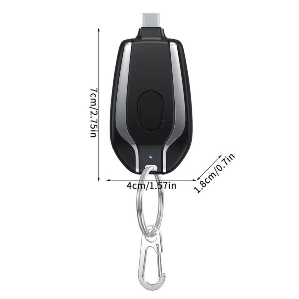 Portable Mini Keychain Power Bank - Image 3