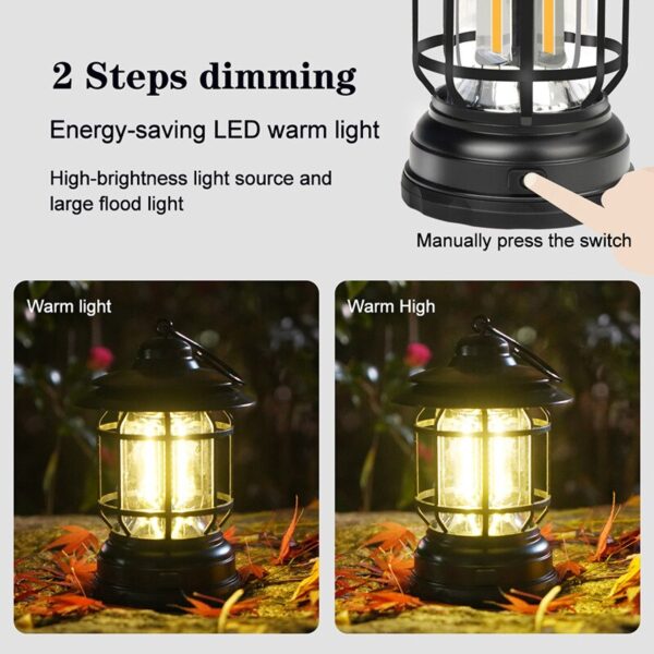 Portable Retro Camping Lamp - Image 2
