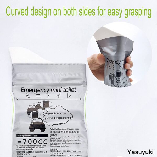 Portable Travel Pee Bags -4pcs - Image 3
