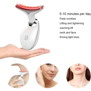 Red Light Therapy Facial Massager – Sculpting Wand for Face & Neck Rejuvenation