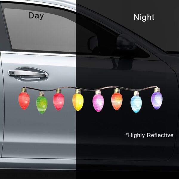 Reflective Light Bulb Magnet Decorations - Image 3