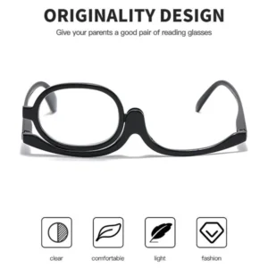 Rotatable Makeup Reading Glasses