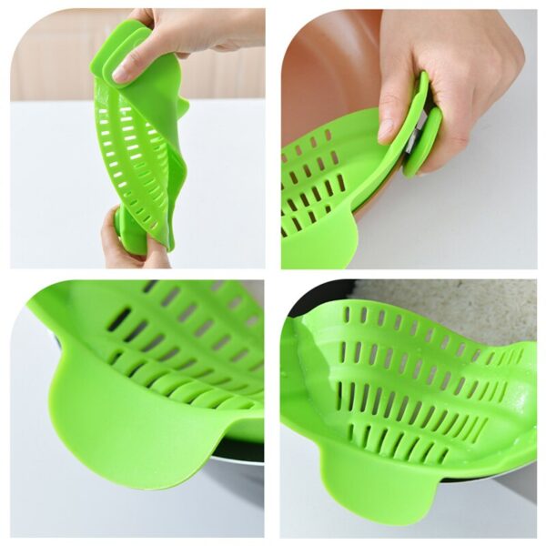 SILICONE CLIP ON POT STRAINER - Image 4