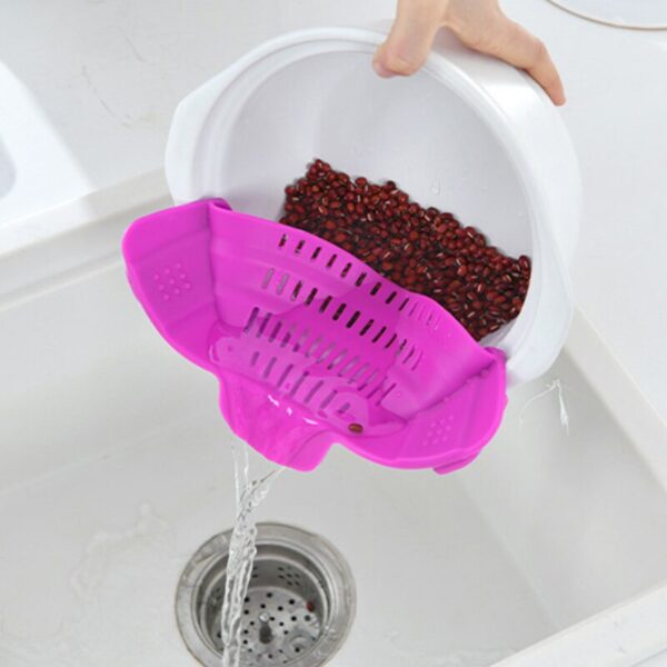 SILICONE CLIP ON POT STRAINER - Image 6