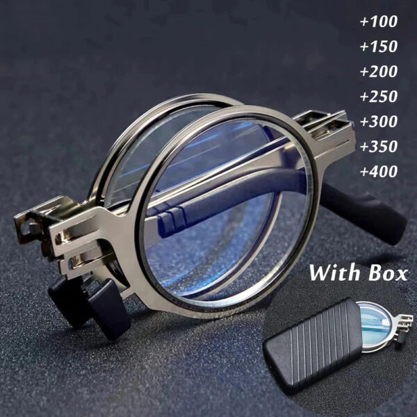 Screwless Titanium Ultra Light Folding Glasses