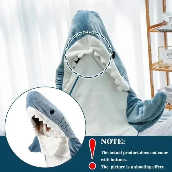 Shark Blanket Hoodie - Image 3